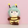 Delightful Bee Plush Character Keychain For Girls Fashionable Cute Bag Accessory