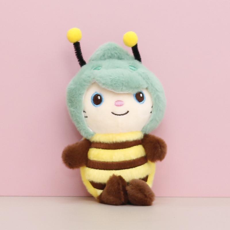 Delightful Bee Plush Character Keychain For Girls Fashionable Cute Bag Accessory