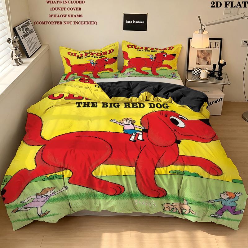 Pimpa Bedding Quilt Set Quilt Cover Pillowcase Home Decoration Birthday Gift (1 * duvet cover + 2 * pillowcase, without core)