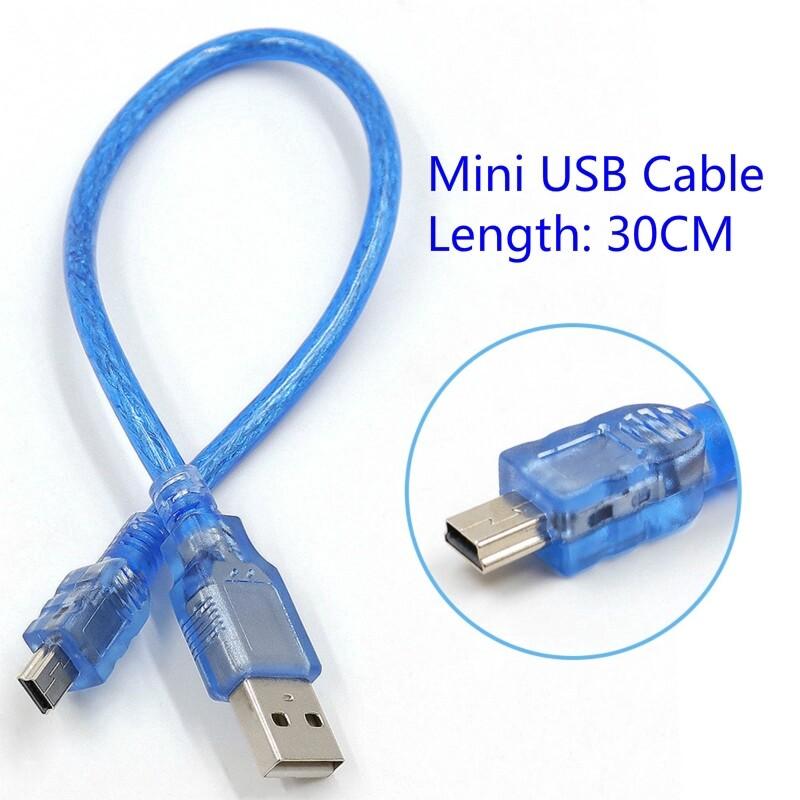 Mini / Micro / Square USB Cable for Arduino for UNO R3,Mega 2560,Nano,Due R3,Leonardo,Pro micro,Pro Mini Board 30CM