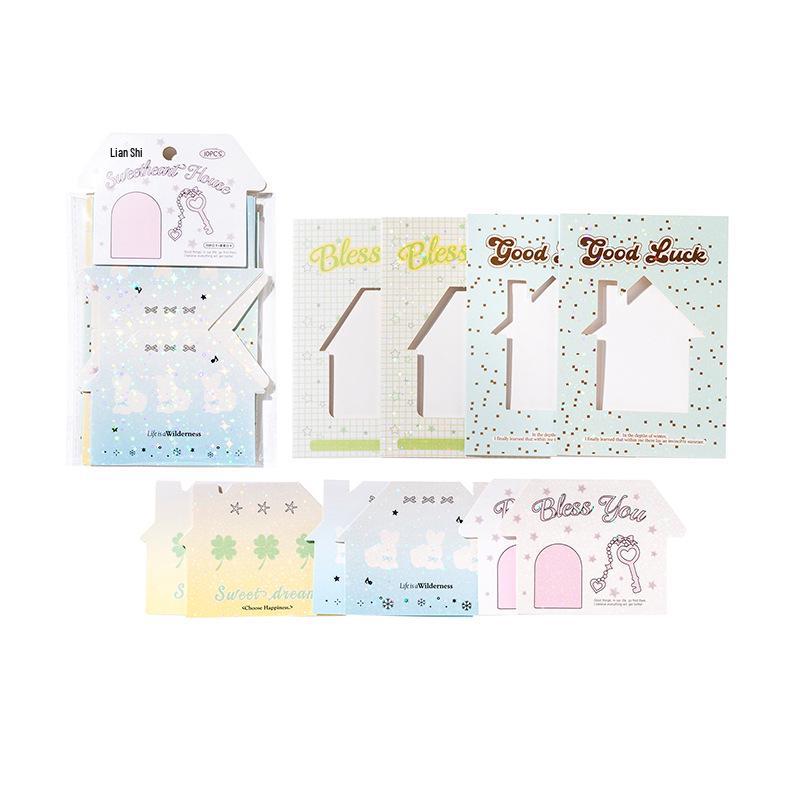 

Sweet Home Series: Korean Style Cute Decorative White Card Pullout Leaflet