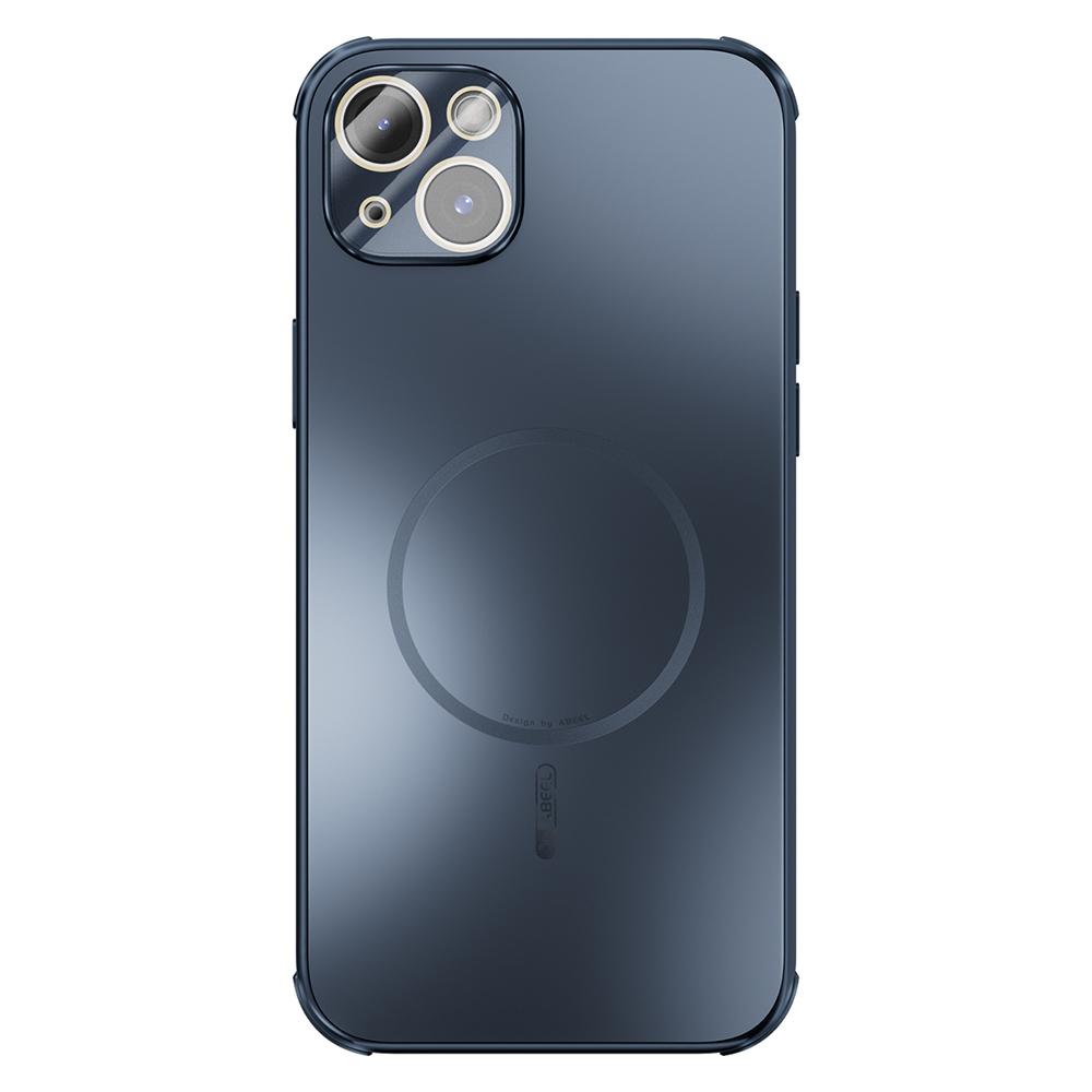 ABEEL For iPhone 15 Plus Magnetic Case TPU PC Cooling Matte Phone Back Cover with Lens Film