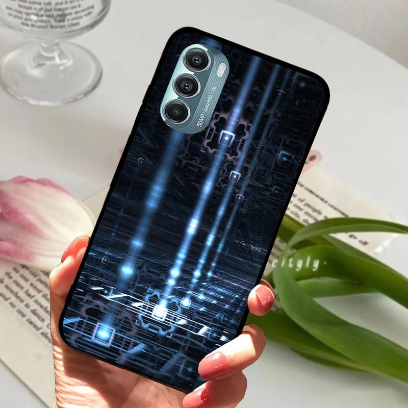 Etui do Moto G52 G82 G71S Odporne na wstrząsy Silikonowe Miękkie TPU Tylna Pokrywa Dla Motorola Moto G52 G71S 5G Funda G 82 G 52 Etui na Telefon