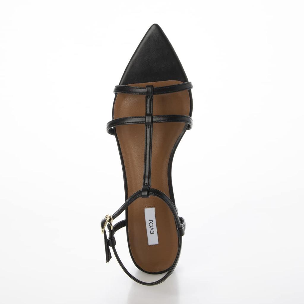 Pointed Strap Sandals IU5142 BL Small [Evol] Women's