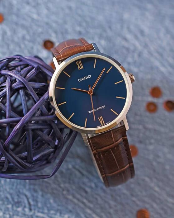 Zegarek Damski Casio Ltp-Vt01L-2B + Box