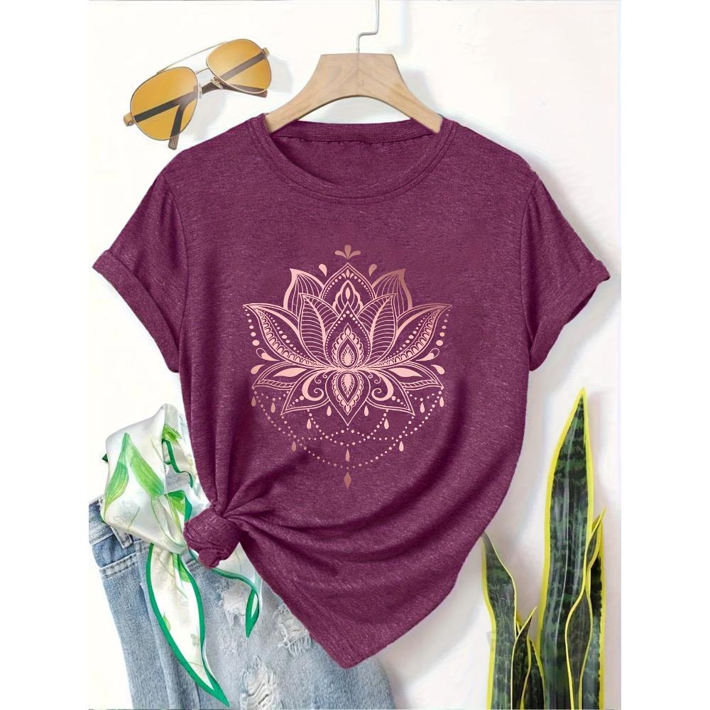 Dandelion Birds Women's Tee - Delicate Graphic, Casual Teal Top