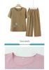 Completi estivi in stile nonna per donne di mezza età e anziane: T-shirt e Top Larghi per Donne di 80-90 Anni