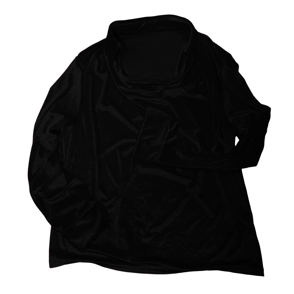 Stylish Men's Color Velvet Long,sleeved T,shirt Pullover Top