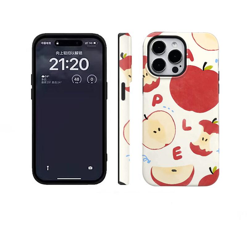 2-in-1 Super Stoßfeste Handyhülle Für iPhone 17 Pro Max 16 Pro 15 Plus 14 13 mini 12 11 16E 17 Air Vollständig Abgedeckt Modische Hülle
