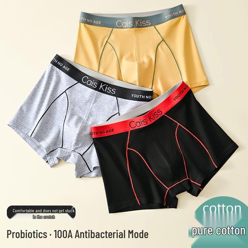 Anti-Bacterial Cotton Boxer Briefs for Boys and Men