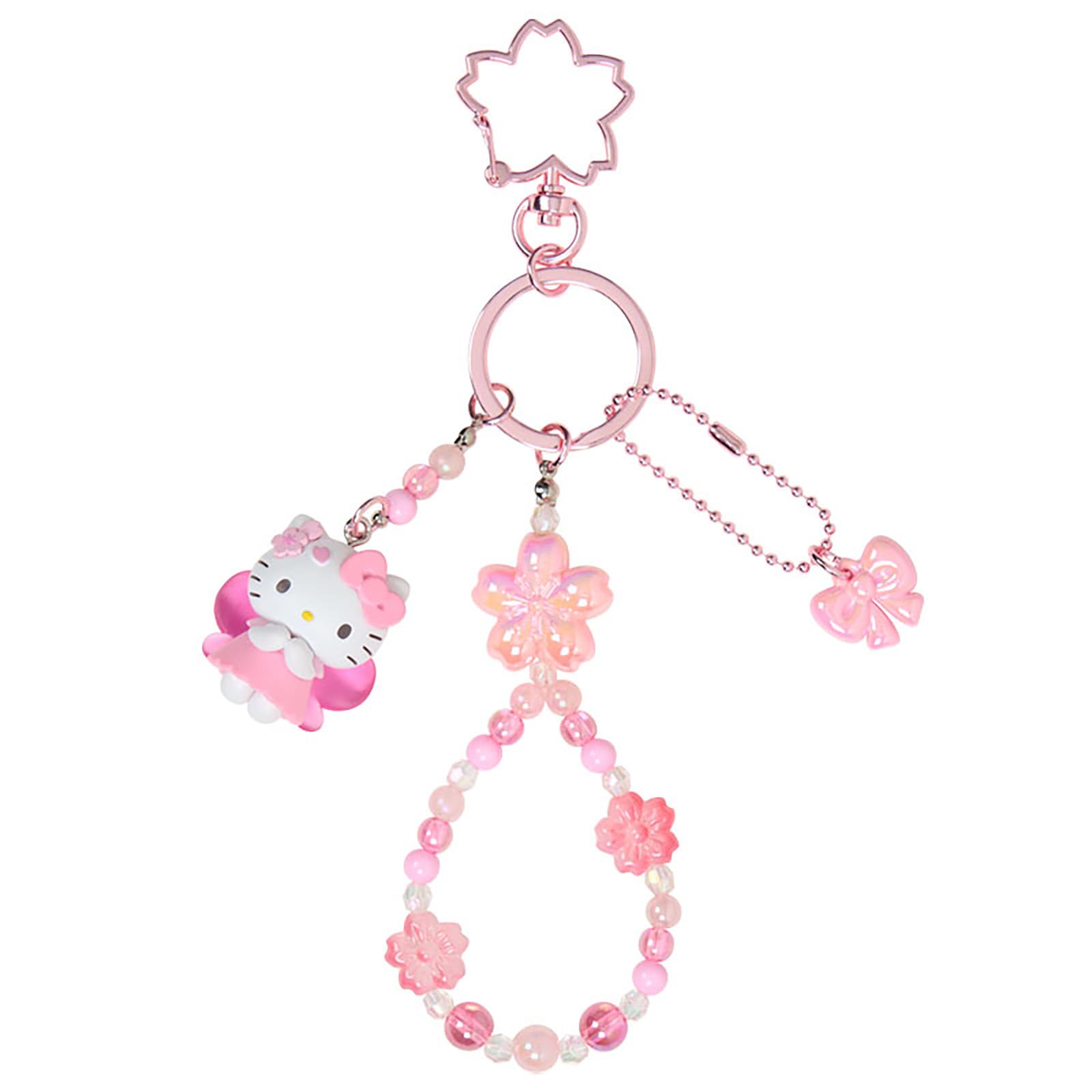 Sanrio Hello Kitty Beaded Keychain 661597 (Sakura)