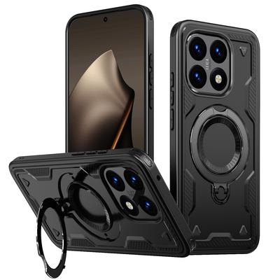 Wytrzymałe Wojskowe Ochronne Etui Dopasowane dla Xiaomi 15T Pro Mi 14t Xiaomi15t Pokrowiec z Uchwytem Pierścieniowym i Podpórką