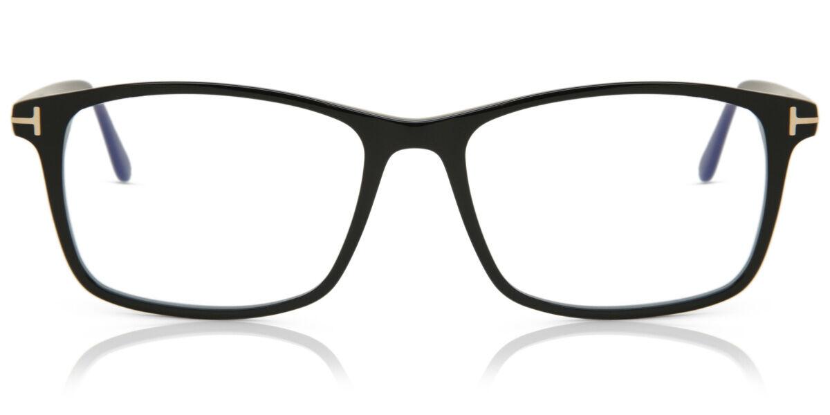 

Tom Ford Ft5584 B Blue Light Block 001 Men Eyeglasses Black/54