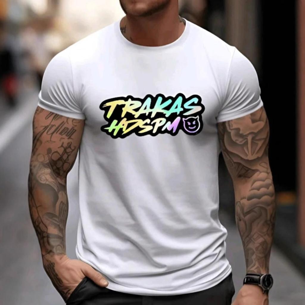 Printed T-shirts for Men and Women's Hip-hop Short-sleeved T-shirts