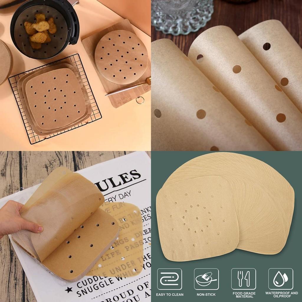 Eco-friendly Round Parchment Paper For Air Fryers Designed For Effortless Baking And Cooking