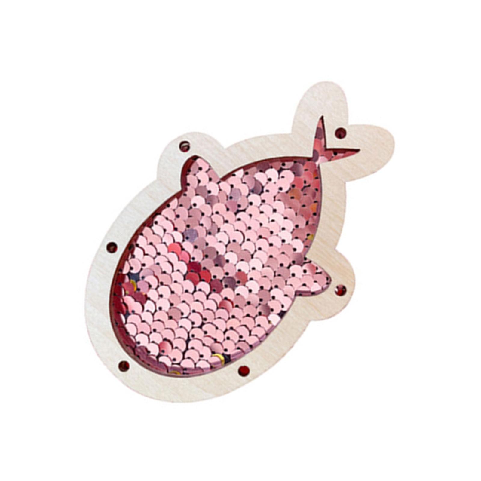 

Детская развивающая доска с пайетками, сенсорная игрушка, аксессуар, образовательная игрушка для развития мелкой моторики, дорожный набор для творчества для мальчиков и девочек розовый