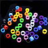 100 Pcs Inner Diameter 10 MM Bird Pigeon Foot Ring Duck Chicken Foot Rings Clip Parrot Pigeon Poultry Leg Band
