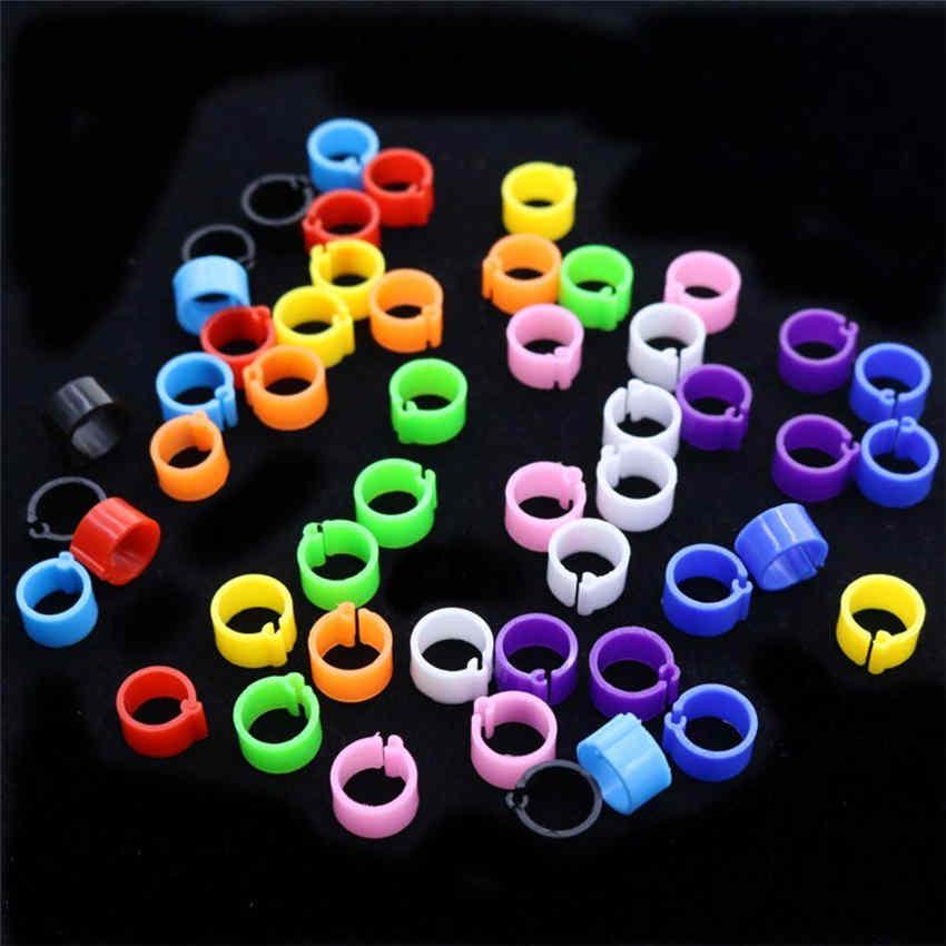 100 Pcs Inner Diameter 10 MM Bird Pigeon Foot Ring Duck Chicken Foot Rings Clip Parrot Pigeon Poultry Leg Band