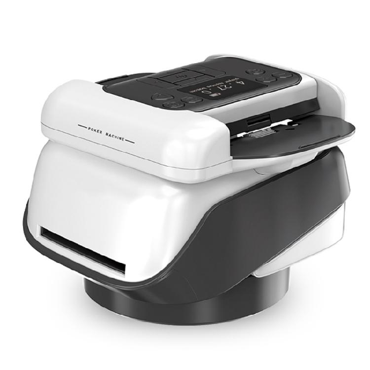 2-in-1 Automatic Card Shuffler & Distributor Card Dealer and Shuffling Machine 360 Degree Rotation Card Shuffling 1