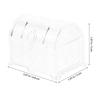 12Pcs European Style Wedding Candy Boxes Elegant Mini Treasure Chest Plastic Candy Favor Box for Bridal Shower Birthday Party