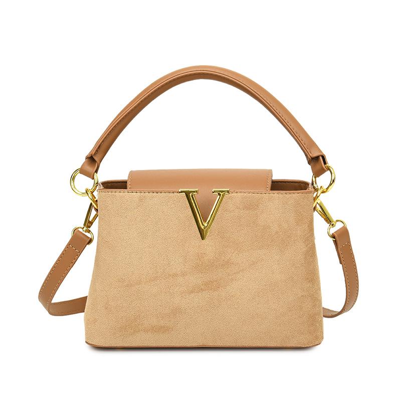 

Роскошная большая сумка: Стильная текстурированная сумка на плечо и через плечо Осень/Зима 2025 One Size хаки