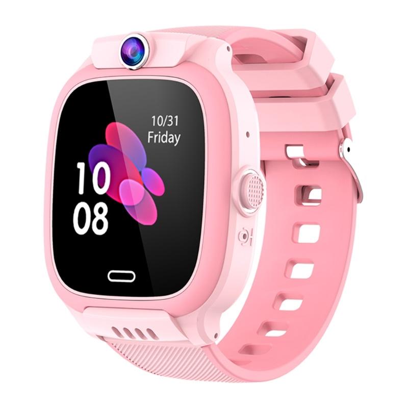 Kids Smartwatch Waterproof 1.44in Screen Watch with Phone Calling SOS WIFI LBS Real-time Positioning Children Smartwatch