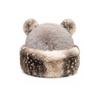 Warm Winter Hat Thicken Fleece Fluffy Panama Hat Fashion Hooded Beanie  for Women