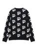 20TH HOLE Viscose Logo Lettering Knit Women [Black]