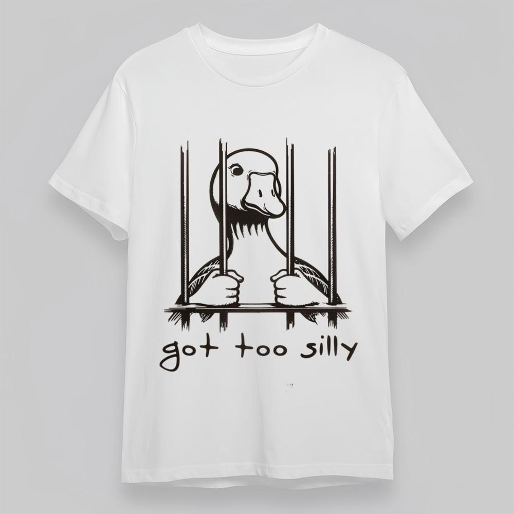 

Men s Plus Size T-shirt With Got Too Slogan Duck Design Graphic Cotton Tee USA 4XL