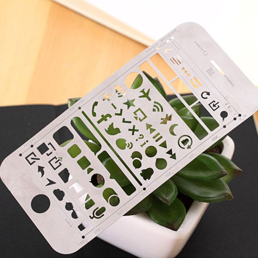 Cat Shape Template Ruler School Projects Drawing Template Ruler Hollowed Out Ruler School Supplies