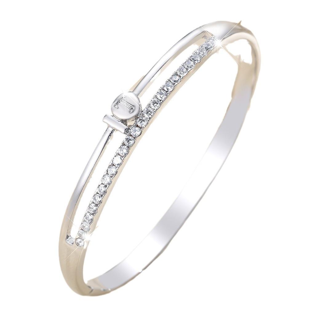 New Fashion Trend Ins Cool Talk High-end Micro-paved Zircon Temperament Versatile Bracelet