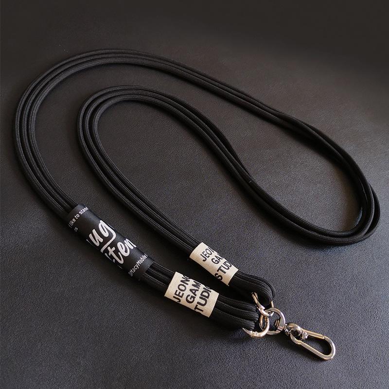 Mobile phone lanyard crossbody long back lanyard unisex mountaineering outdoor strap with clip lanyard removable