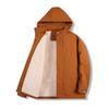 2025 Men's Fleece-Lined Windproof Winter Jacket with Hood - Lambswool for Extra Warmth