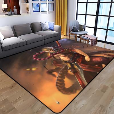 Alfombra Estampada Rey Mono Sun WuKong para Sala de Estar Alfombra de Área Grande Alfombra Suave Alfombras para Silla de e-sports Regalos Dropshipping