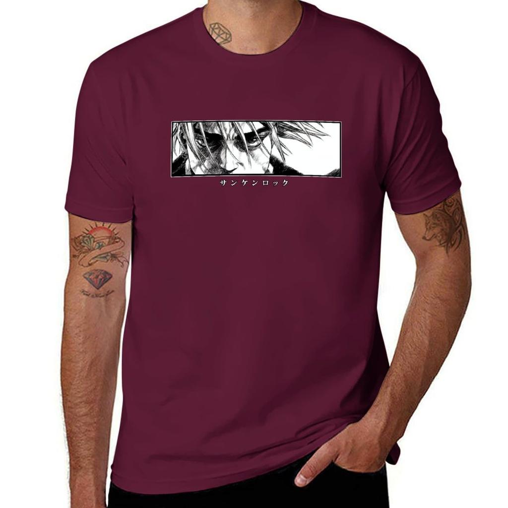 Sun Ken Rock - Stare T-Shirt Graphic T Shirt Vintage Aesthetic Clothing Man Clothes Tshirts for Men