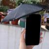 Mini Car Phone Sunshade 360-degree Rotation Umbrella Shape Motorcycle Phone Shade Auto Phone Stand Sun Visor For Car Interior