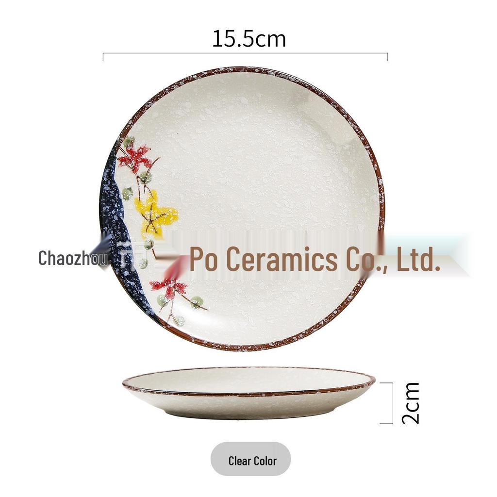 6-Zoll Chinesische Keramik Knochenschale für Obst, Gebäck oder Speisereste