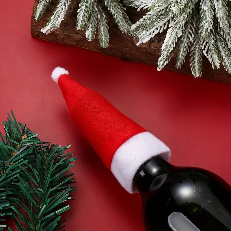 10-40PCS Christmas Hat Cutlery Holder Dinner Fork Knife Set Tableware Decoration for Hotel Restaurant Kitchen Bar Party Supplies