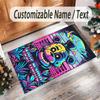 Personalized Crystal Velvet Carpet Custom Name Text,Five Nights at Freddy’s Anti Slip Area Rug For Home Decoration