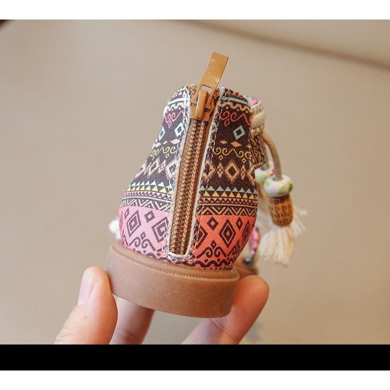 Neue Sommer-Mädchensandalen - Prinzessinnenschuhe im Bohemian-Stil mit weicher Sohle & Quasten für Kleinkinder & kleine Mädchen