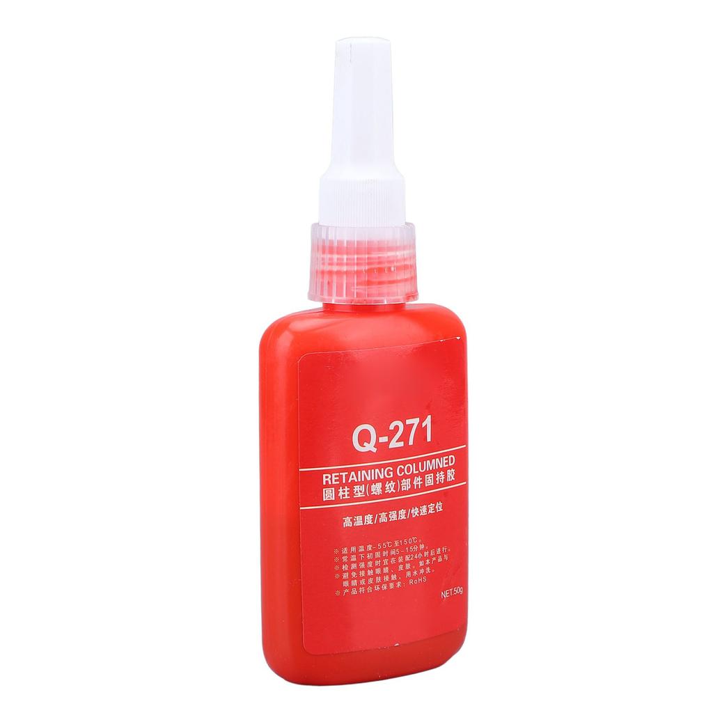 Threadlocker Reduce Abrasion Prevent Corrosion Weather Resistance Red Thread Lock Sealer 50g