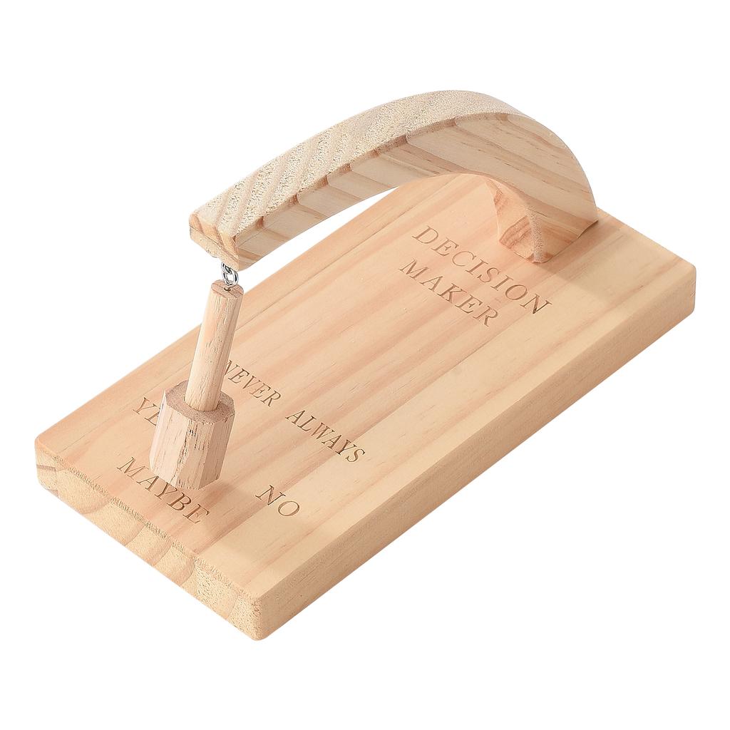 Magnetic Swing Pendulum Decision Maker B Style Wooden Oscillating Magnetic Selector for Finding The Answer to Your