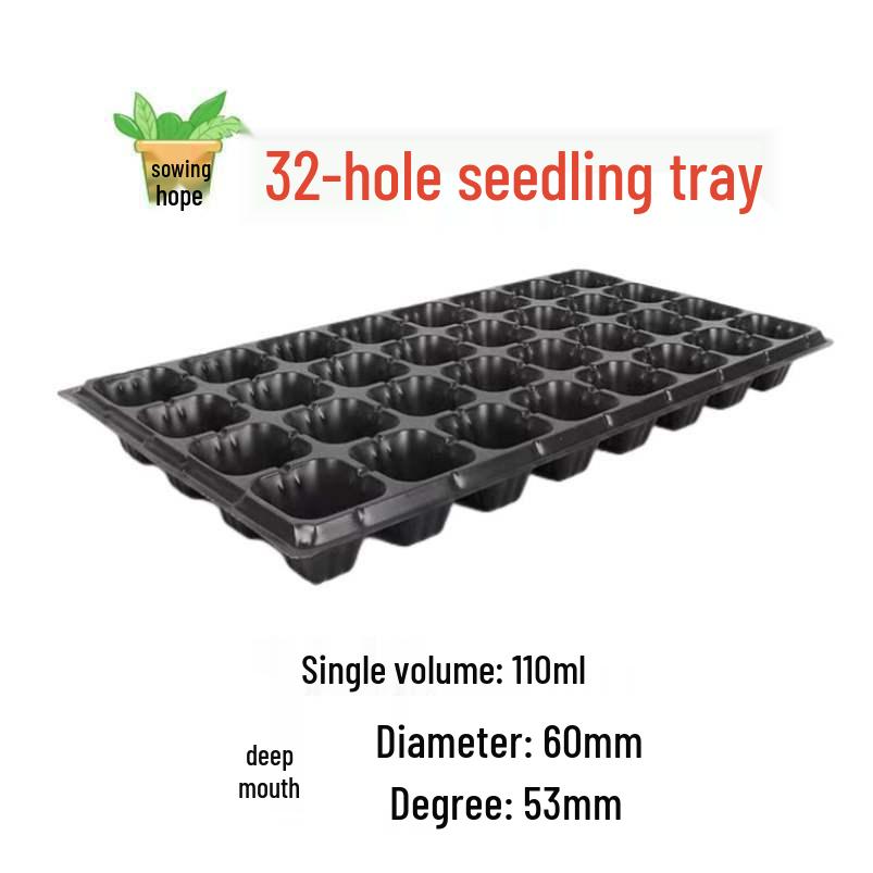 Thickened Multi-Hole Seedling Tray for Strawberries and Vegetables