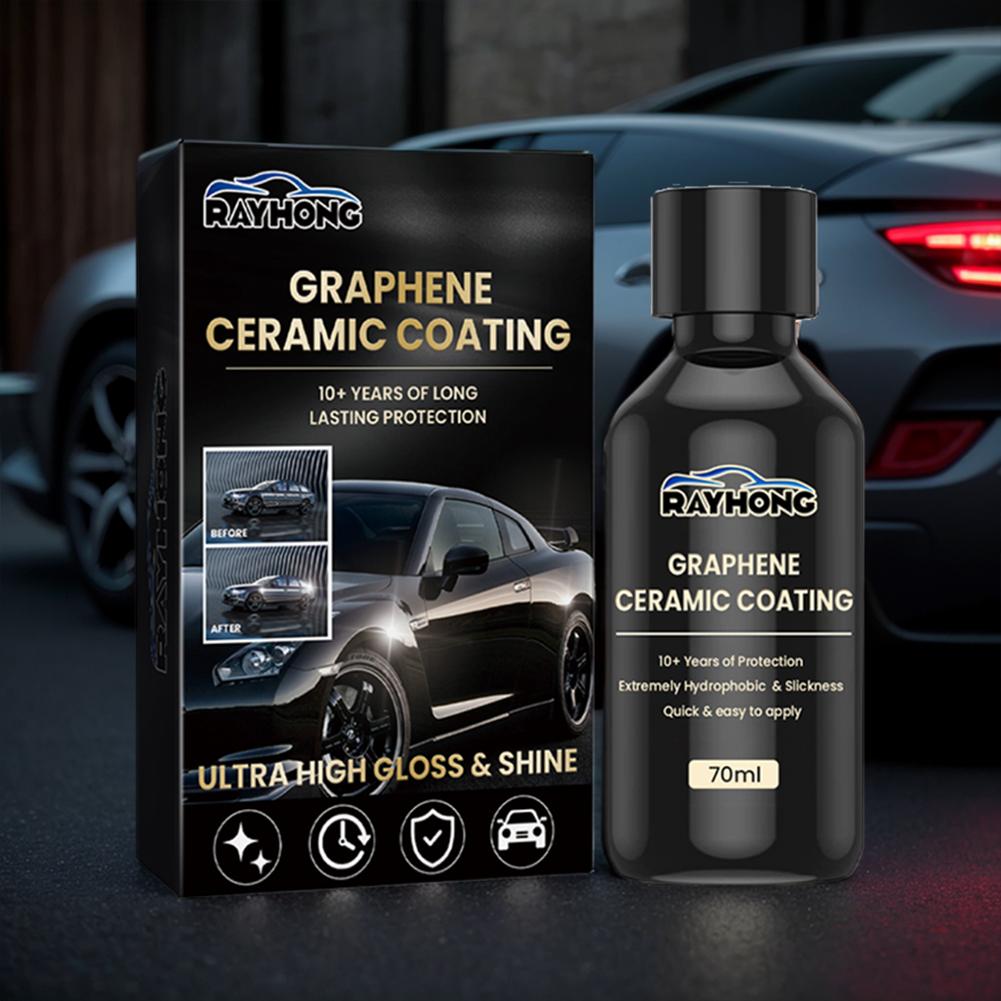 70ml Graphene Ceramic Coating Waterproof Nano Ceramic Coating Graphene Car Paint Care Anti Scratch Hydrophobic Paint Protection