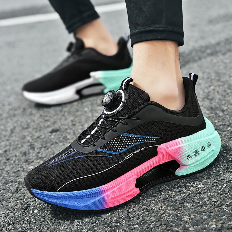 Brand Running Sneakers Men Lightweight Breathable Wear-Resistant AirCushion Jogging Shoes Marathon Athletic Sports Shoes for Man