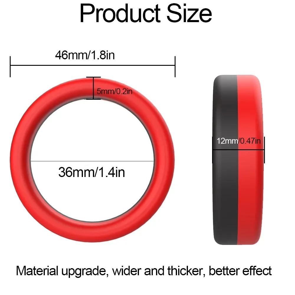 Cock Ring Durable Silicone Penis Rings Men's Delayed Ejaculation Rubber Rings Sex Toy For Men Couple Stretcher Scrotum Ring