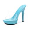 Slippers Women's 2025  New Summer Fashion 13CM Versatile  Sexy High Heels Stiletto