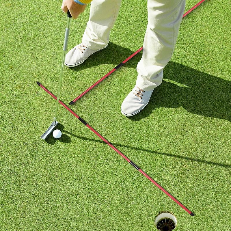 Golf Alignment Sticks 2 Sets Alignment Practice Rods Collapsible 7 Colors Golf Alignment Sticks Golf Swing Training Tools