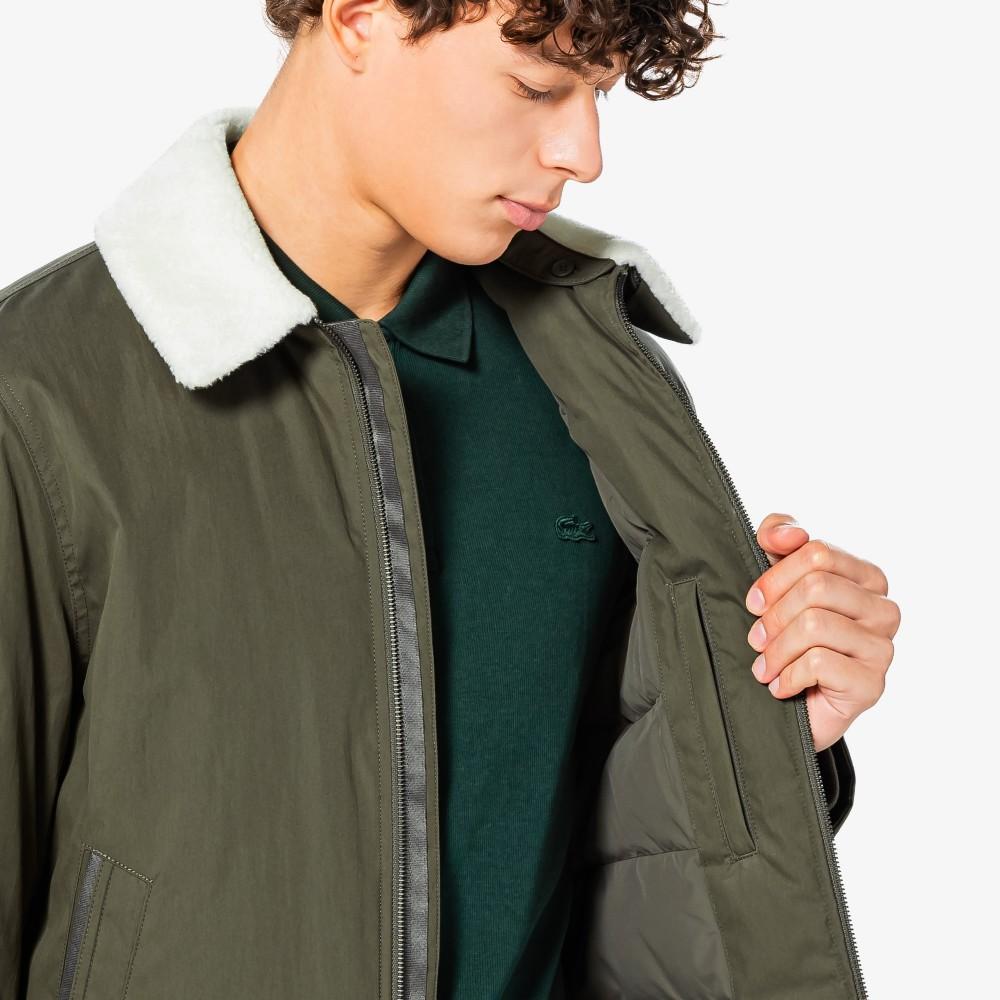 Lacoste Men's Sherpa Collar Down Jacket BH772E-55NZBC