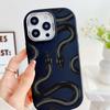 LZ5 Butterfly Black Gold Snake Soft Phone Case for Samsung S24 Ultra S23 Plus S21 FE A16 A54 A52 A06 Infinix Hot 40 Lens Protection Shockproof Cover